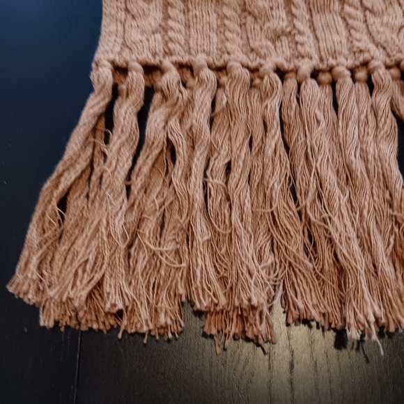 Spell Yellowstone Knit Scarf in Caramel - Picture 3 of 5
